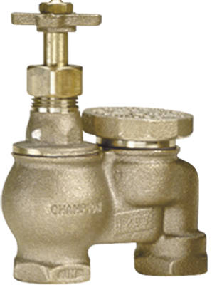 Champion Irrigation 466P-075Y Brass Anti-Siphon Valve without Union, 3/4"