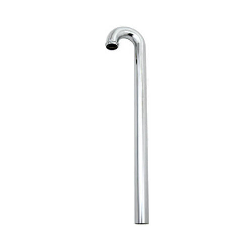 Master Plumber 452-862 Lavatory Floor Drain Tube, 1-1/4"x19-3/4", Chrome Plated