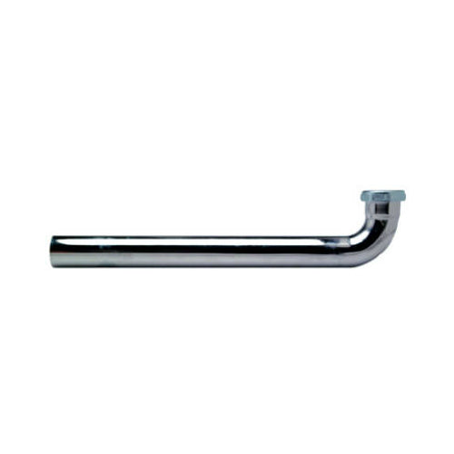 Master Plumber 452-979 Chrome Plated Kitchen Drain Arm, 22-Gauge, 1-1/2" x 15"