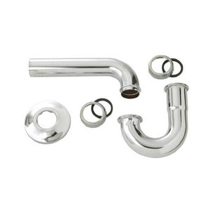 Master Plumber 453-043 Kitchen Wall Drain P-Trap, 1-1/2", Chrome Plated