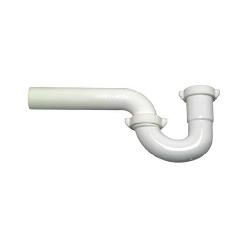 Master Plumber 453-126 Plastic Lavatory/Kitchen Wall Drain P Trap, White