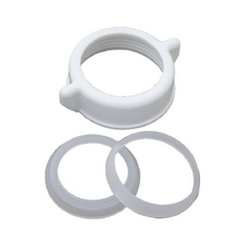 Master Plumber 453-217 Slip Joint Nut & Washer, White