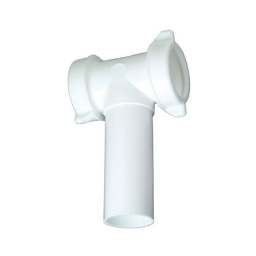 Master Plumber 453-381 Lavatory/Kitchen Center Outlet Tee & Tailpiece, White
