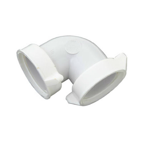 Master Plumber 453-415 90°ree Kitchen Drain Elbow, White