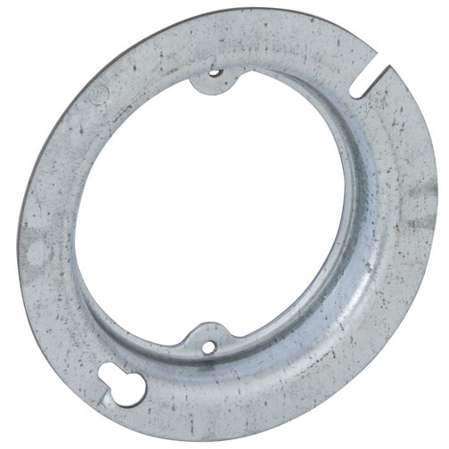 RACO® 737 Open Round Fixture Box Cover, Steel, 4"