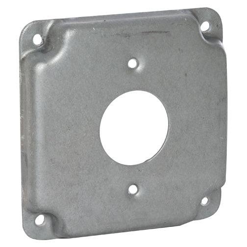 RACO® 801C Square Single Receptacle Box Cover, 4"