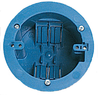 Carlon B618RR-UPC Ceiling Round Old Work Box, 18 CUIN Capacity