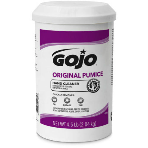 Gojo 1135-06 Original Pumice Creme-Style Hand Cleaner, 4.5 Lbs