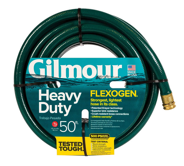 Gilmour 843501-1001 Premium Duty Flexogen Garden Hose, 3/4" x 50'