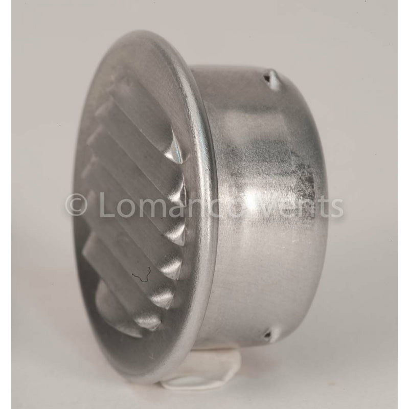 Lomanco® CV1B CV-Series Aluminum Undereave Circle Vent, Mill, 1", 6 Pack