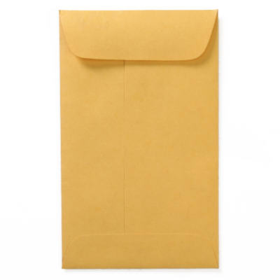Paper Product  70160  Kraft Coin Envelope, 3" x 5.5"  (Pack/500)