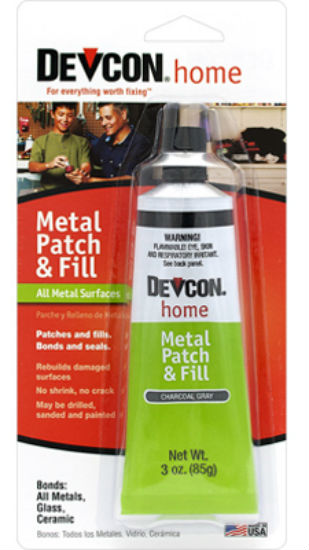 Devcon 50345 Metal Patch & Fill, Charcoal Gray, 3 Oz