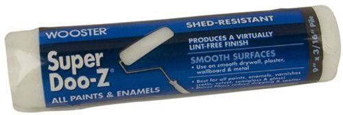Wooster® R206-9 Super Doo-Z® Smooth Shed-Resistant Roller Cover, 3/16" Nap, 9"