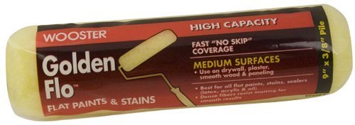 Wooster® RR660-9 Golden Flo™ Knitted Roller Cover, 3/8" Nap, 9"