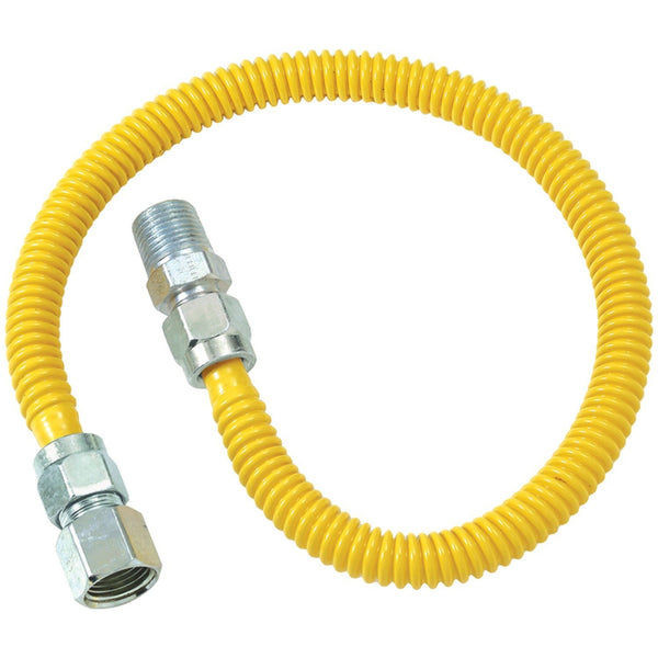 Brasscraft CSSD54-36 Stainless Steel Gas Connector, 36''