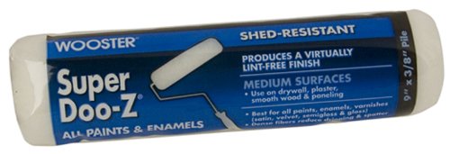 Wooster® R205-9 Super Doo-Z® Medium Shed Resistant Woven Roller Cover, 3/8" Nap