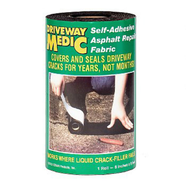 Driveway Medic™ 609MD Self Adhesive Asphalt Repair Fabric, 6" x 9'