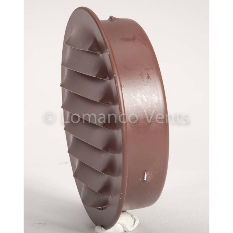 Lomanco® CV3BRB CV-Series Aluminum Undereave Circle Vent, Brown, 3", 6 Pack