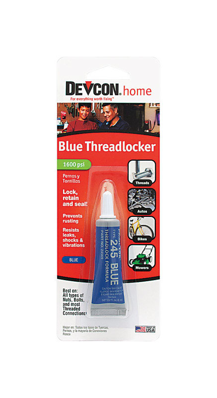 Devcon 24345 Blue Threadlocker, 0.2 Oz