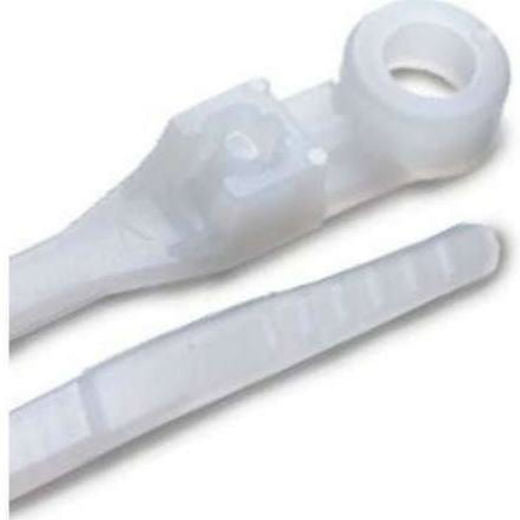 Gardner Bender 48-308 Mounting Cable Ties 8", 50 Lb, Natural, 100-Pack