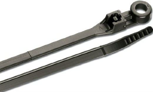 Gardner Bender 48-308UVB Mounting Cable Tie, 8", Black