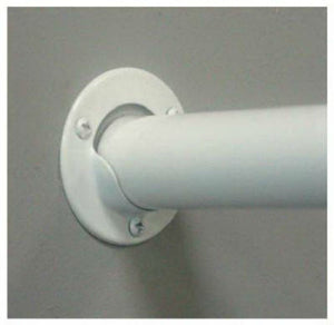 Knape & Vogt® BC-0039-WT Steel Pole Socket, White, 1-3/8'', 2-Pack