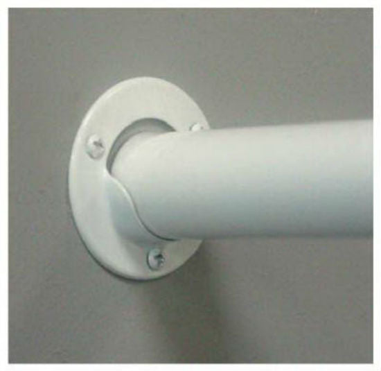 Knape & Vogt® BC-0039-WT Steel Pole Socket, White, 1-3/8'', 2-Pack