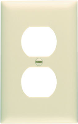 Pass & Seymour TradeMaster Nylon Wall Plate, 1 Gang, Ivory