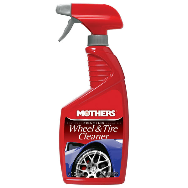 Mothers® 05924 Spot-Free Foaming Non-Acidic Wheel & Tire Cleaner Spray, 24 Oz