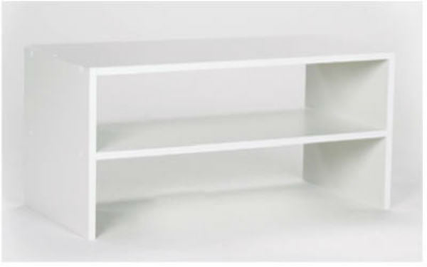 ClosetMaid 899300 Stackable Closet Organizer with 2 Shelves, 24'', White