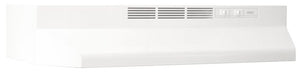 Broan 413001 ADA Capable Non-Ducted Under-Cabinet Range Hood, 30", White