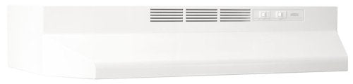 Broan 413001 ADA Capable Non-Ducted Under-Cabinet Range Hood, 30", White