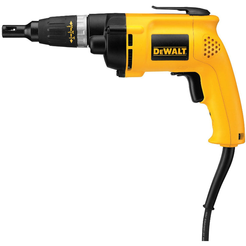 DeWalt® DW257 All-Purpose Deck/Drywall Screwdriver, 2500 RPM, 6.2 Amp