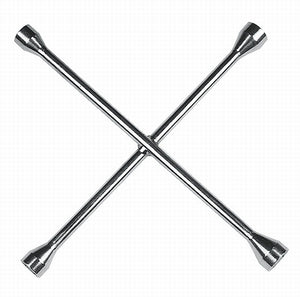 Custom Accessories 84442 SAE/Metric 4-Way Lug Wrench, Chrome Plated , 20"