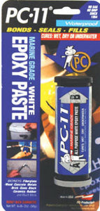 PC-Products 020111 PC-11 Marine Grade Epoxy Paste, White, 2-Part, 2 Oz