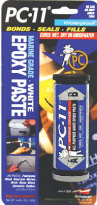 PC-Products 020111 PC-11 Marine Grade Epoxy Paste, White, 2-Part, 2 Oz