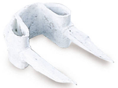 Gardner Bender MSW-1540 Insulated Metal Wire Staple, 1/8", White