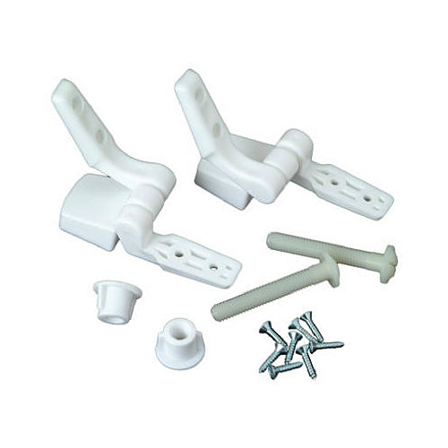 Master Plumber 479-568 Plastic Toilet Seat Hinge, White
