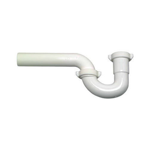 Master Plumber 480-137 Plastic Lavatory/Kitchen Wall Drain Trap, White