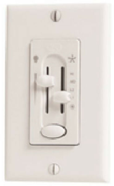 Hunter Fan 27183 Fan/Light Dual Slide Wall Control with Preset