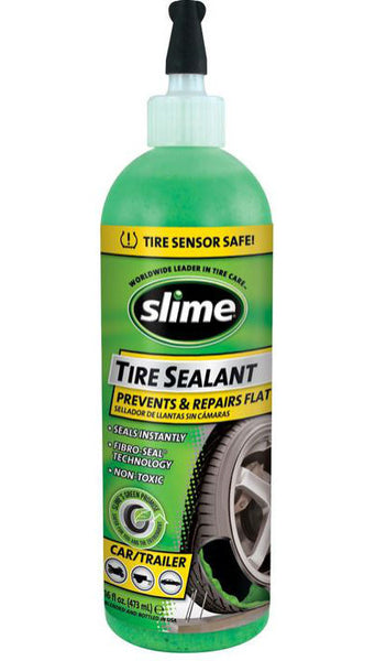 Slime® 10011 TPMS Tubeless Tire Sealant for Car & Trailer, 16 Oz