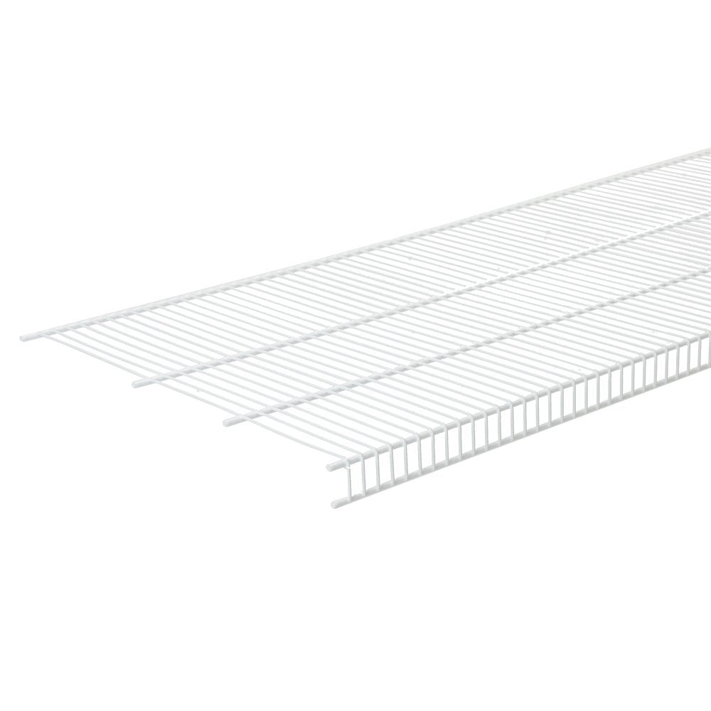 ClosetMaid® 139600 Vinyl Coated Steel Close Mesh Wire Shelf, White, 6' x 20"