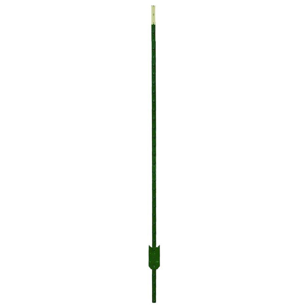 FarmGard® 901175AB Studded Tee Fence Post, Green, 5-1/2'