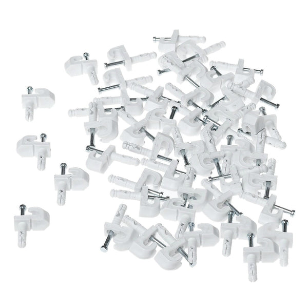 ClosetMaid® 177000 Pre-Loaded Drywall Clips with Pin, Resin, 48 Pack