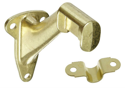 National Hardware® N243-642 Handrail Bracket, Bright Brass