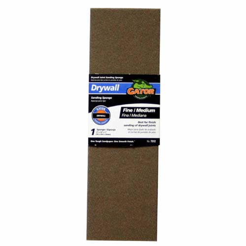 Gator 7312-10 Drywall Larger Area Sanding Sponge, Fine/Medium
