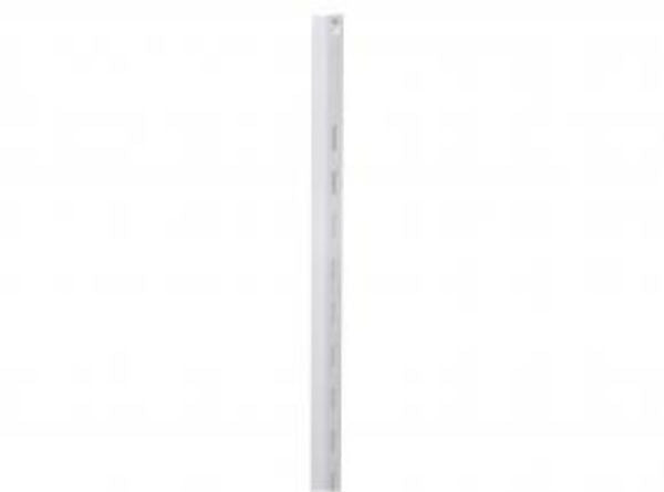 Knape & Vogt® 80WH48 Steel Shelf Standard, 80-Series, 4', White