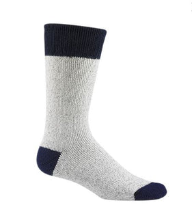 Wigwam F2020-207-LG Moose Wool Blend Boot Sock, Large, Sweatshirt Gray Lt/Navy