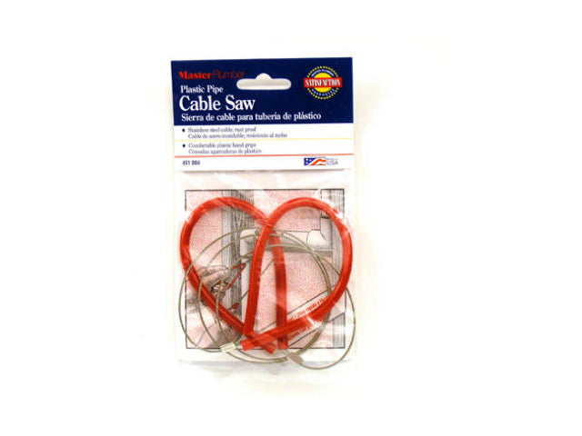 Master Plumber 093075 Plastic Pipe Cable Saw, 27"