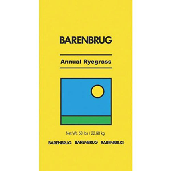Barenbrug 491087 Annual Ryegrass Seed, 50 Lbs